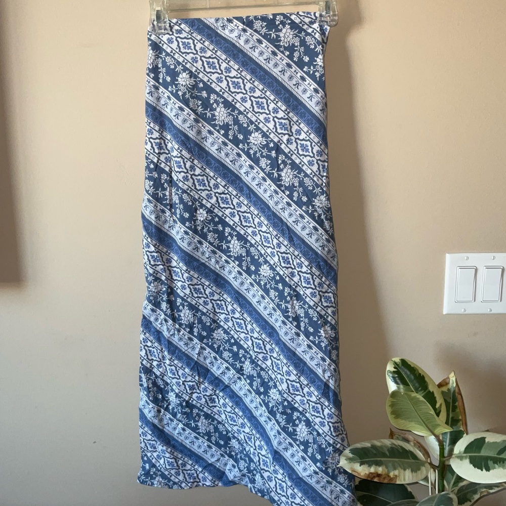 Linen maxi/midi skirt